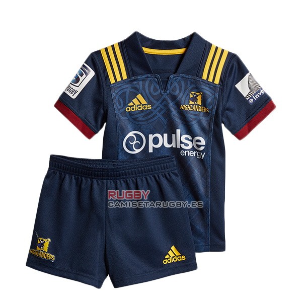 Camiseta Ninos Kit Highlanders Rugby 2018 Local